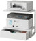IBUYKE 2-Tier Desktop Drucker Stand, Drucker Tisch mit Speicher Regal, Multifunktions Schreibtisch Organizer für Ordner, Bücher, für Faxgerät, Scanner, Home Office,White TLJ015W