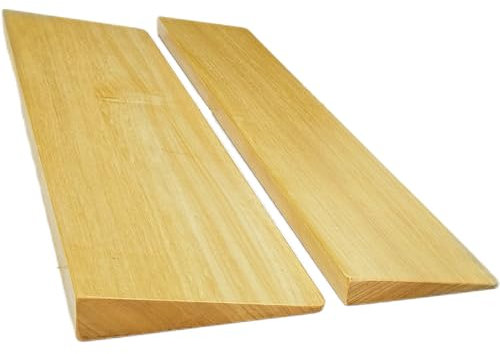 YHXAIQ Massivholz Schwellenrampe Tragbar Türschwellenrampe, Leicht für Rollstuhl/Gehhilfe/Einkaufswagen/Indoor/Outdoor, Gehwege und Türschwellen(60 x 10 x 2 cm)