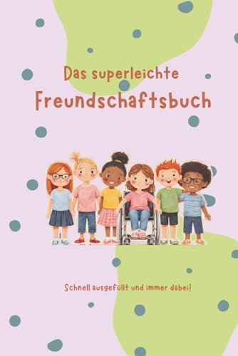Das superleichte Freundschaftsbuch in lila: schnell ausgefüllt und immer dabei