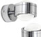LED Wandlampe Indore, Wandleuchte aus Metall/Glas in Chrom, Wandstrahler 2-flammig mit Lichtkegel, 6 Watt, 600 Lumen, 3000 Kelvin, Innenwandleuchte m. Up&Down-Effekt, für das Badezimmer geeignet