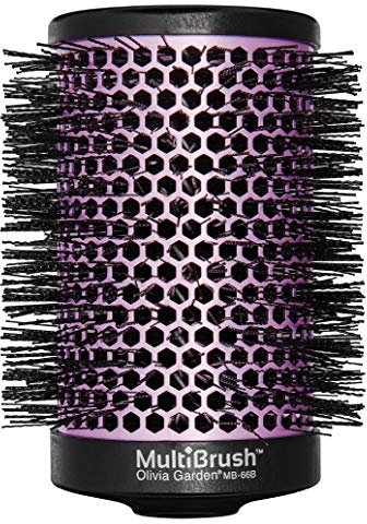 Olivia Garden MultiBrush Bürstenkörper für Profi-Rundbürste (antistatisch), keramikbeschichtet, als Lockenwickler verwendbar (Griff separat erhältlich), Durchmesser 66 mm, für sehr langes Haar