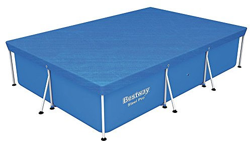 Vetrineinrete Toalla Cubierta para Piscina Rectangular 300 x 201 x 66 cm para Piscinas Fuera de Tierra Bestway 58106 B46