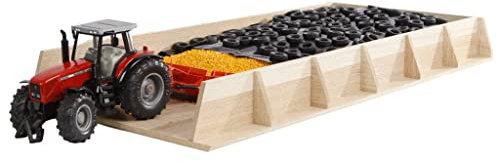 Van Manen Kids Globe Giant Wooden Driving Silo for Tractors (Silo Driving Silo Toy Warehouse) Size 30 x 60 x 6 cm Scale 1:32