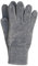 FosterNatur, Herren Handschuhe/Fingerhandschuhe, 100% Wolle extrafine (9, Grau)