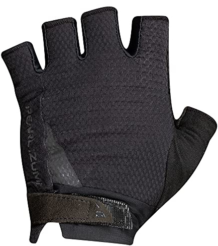 PEARL IZUMI Women's Cycling Gloves, Breathable & Durable Grip, Elite Gel, Palm Padding with Reflective Safety Elements, Black, X-Large