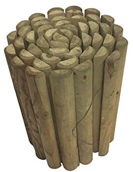 Losa Esterni da vivere Bordo H 40 cm L 200 cm Marrone Legno Rustico