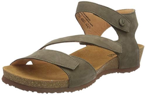 THINK! Damen Dumia_3-000297 nachhaltige Slingback Sandale, 7000 Oliv, 41 EU