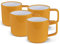 Kampa Juego de 4 tazas de melamina, color amarillo