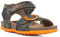 Geox Bébé Garçon B Sandal Chalki Boy Sandales, Military/Orange, 20 EU