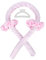 Curly Silk Lockenwickler, Weiche Heatless Haarwickler mit Lockenstab, Papierschiffchenform, Haarring und Spange für natürliche Locken