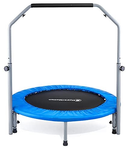 HyperMotion, Kinder- und Jugendtrampolin für drinnen & draußen, 96 cm Fitness-Trampolin, faltbar mit 6 Standbeinen, belastbar bis 25 kg - Gartentrampolin für Kinder ab 3 Jahren