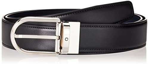 Montblanc BeltHorSEngShiPalCoPinBRevBk/NavyL & N35 mm Gürtel, Erwachsene, Unisex, mehrfarbig (mehrfarbig), Einheitsgröße