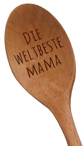 Die Weltbeste Mama Holzlöffel - Geschenk für Neue Mamas – Kochgeschenke – Für die Beste Mama