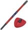 HomeTimes Accesorio para fregona Mango telescópico de repuesto para barra telescópica Vileda Turbo (56-126 cm) x 1 placa de limpiaparabrisas, 1 adecuado para fregona, escoba, cepillo (H+C)