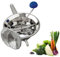 Virsus Passatutto in acciaio inox 18/10, DIAMETRO 20cm, 3 Dischi in dotazione, passaverdure manuale antiruggine per schiacciare patate, verdure, legumi, zuppe, salse, pomodori, Made in Italy