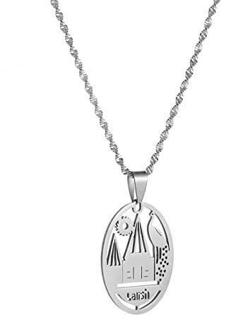 Halskette Anhänger Schmuck Yezidi Lalish Anhänger & Halskette der Yeziden für Frauen Männer Mädchen Geburtstag die Party Geschenk