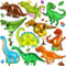10 Stücke Dinosaurier Luftballons, Dinosaurier folienballon, Dino Luftballons Party, Kinder Dino Luftballon für Geburtstag Geschenk, Dinosaurier Jungle Stil Party