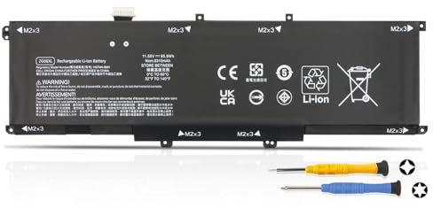 K KYUER ZG06XL Laptop Battery for HP Elitebook 1050 G1, ZBook Studio G5, ZBook Studio X360 G5 Mobile Workstation Series HSTNN-1B8H HSTNN-IB8H HSN-Q11C L07045-855 L07046-855 L07351-1C1 95.9Wh 6-Cells