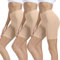 anqier Radlerhose Damen Kurz Hose Miederpants Unterkleid Rock Anti Scheuern Shorts Leggings Bequem Hohe Taille Kurz Shorts Damen Sommer für Yoga, Fitness, Täglich Tragen 3er Pack