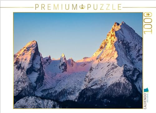 CALVENDO Puzzle Watzmann am Morgen | 1000 Teile Lege-Größe 64 x 48 cm Foto-Puzzle für glückliche Stunden