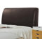 YOHOCS PU Leder Bett Kopfteil Bezug, Bettkopfteil Hussen, Bett Zurück Schutz All-Inclusive Kopfteil Husse, Protektor Kopfteilbezug für eine Vielzahl von Bettköpfen,Kaffee,180cm