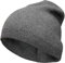 VIAUMBR Mütze Herren Damen Strickmütze Wintermütze Beanie Sportmütze Thermo Weich Atmungsaktiv Classics Unisex V042 Grau