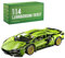 JUCYJULY Technik Sportwagen Bausteine Set für Lambo, 1280 Klemmbausteine Auto Bausatz Supersportwagen Modellbausatz, MOC Car Rennwagen Modellauto Spielzeug Geschenk Erwachsene Kinder