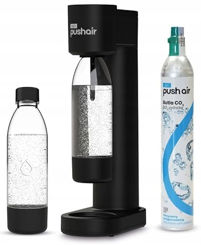 dafi PUSHAIR Water Saturator Siphon Black CO2 Cartridge 0.7 Bottle