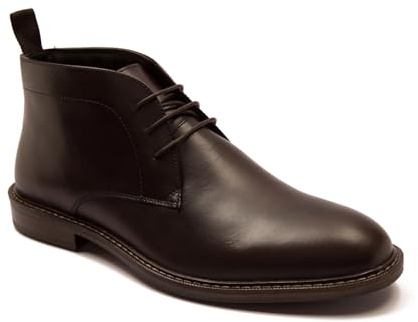 Thomas Crick Hutchins Men’s Genuine Leather Chukka Boots Lace-Up Ankle Boots | Desert Style Smart & Casual Wear