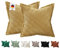 ALWINIA Kissenbezüge Senfgelb 45x45 2er Set aus Kordsamt - Weiche & Kuschelige Kissenhüllen für Sofakissen, Zierkissen & Dekokissen - Stilvolle Samt-Deko im Wohnzimmer & Schlafzimmer