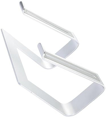 Gadpiparty Lightweight Aluminum Laptop Stand Ventilated Notebook Rack Easy to Carry