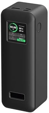 Silicone Case For Anker Prime 27650mAH Power Bank (250W), Travel Gel Soft Skin, Protective Cover, Carrying Pouch (Black)