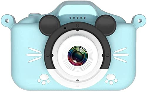 HeiDD Niños Cámara Juguetes Regalos, Niños Digital Video Cámara Juguetes for Boys Girls Festival de cumpleaños Regalos(Blue)