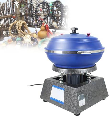 Vibration Polishing Machine, Rock Tumbler Kit, for Grinding and Polishing The Workpiece Surface, Strong and Stable, Low Noise(M)