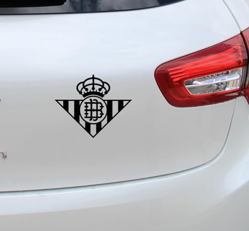 Pegatina Escudo Real Betis (Negro - Black)