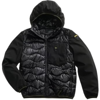 Blauer Piumino Uomo Albert con Cappuccio e Imbottitura Mista 25WBLUC08078 8057629803415-3XL