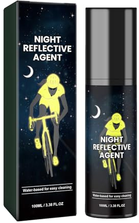 Generico Vernice Spray Riflettente - 4x13,8 Cm Giallo Lucentezza, Strato Impermeabile, Secco Veloce, Rivestimento Duraturo | In Scura Per Giacche, Borse, Legno, Attrezzatura Da Esterno, Metall