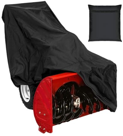 Duroecsain Schneeschutzabdeckung – wasserdichter Schutz für Rasenmäher – UV-Schutz, für Schneefräse, verwendbar auf Auffahrt, Terrasse, Garage, Außenbereich, Garten