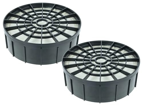 vhbw 2x Staubsaugerfilter kompatibel mit Kärcher Set HEPA-14 T 10/1 | T 11/1 Classic, T11/1 Classic Adv Re!Plast Staubsauger - HEPA-Filter Schwarz