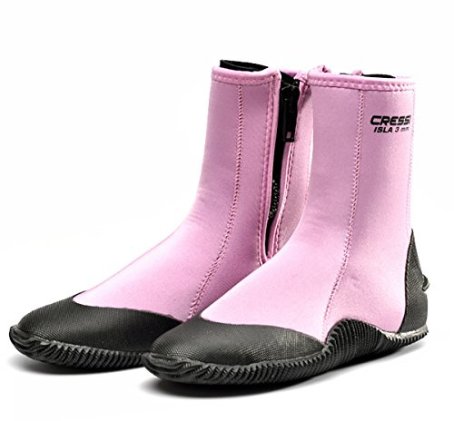 Cressi Erwachsene Unisex Crew Wasserstiefel für Tauchen, Surfen, Canyoning, 5 mm Neopren-Dicke - Isla: designed in Italy
