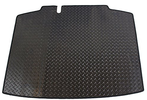 JVL 3513R Skoda Rapid Spaceback 2012+ Fully Tailored Rubber Car Boot Mat - Black