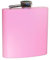 Pixelstudio Petaca rosa para mujer, aprox. 180 ml, botella rosa para alcohol, licor, ron