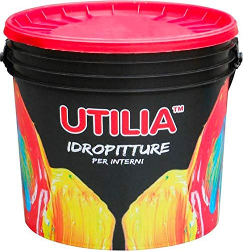 Idropittura Lavabile a Tempera Traspirante per interni colore bianco confezione da 4 litri
