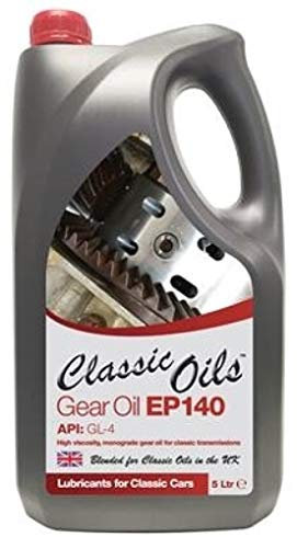 Classic Oils EP140 GL4 - Olio per ingranaggi, 5 litri