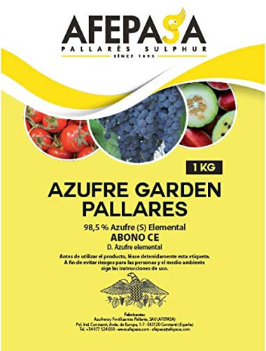 Poudre de soufre pour potager et jardinage 1 Kg