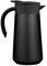 BOHORIA® Isolierkanne | Thermoskanne | Kanne für Kaffee, Tee & Wasser | Edelstahl | Quick Tip Verschluss | 0,8 Liter (Black)