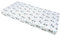 Medi Partners Spannbettlaken 60x120 Baby Bettlaken Kinderbett Spannbetttuch 100% Baumwolle - Fitted Kinder Sheet Bettwäsche Babymatratze Schlafsack Babybett (Teddybär mit hellblauen)