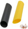 BaiJ Silicone Garlic Peeler Tube,2 Pieces Garlic Roller Peeler Kitchen Gadgets Tools Keep Your Hands Free of Odor Black/Yellow