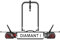 Pro User Diamant 1 Fietsendrager, Fietsdragers, Zilver