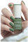Esmalte de uñas no tóxico Clest F&H, fácil de pelar y de secado rápido, ecológico y esmalte de uñas a base de agua, verde matcha